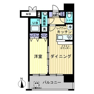 コンティニューム宇品の間取り