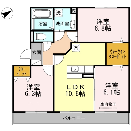 セレーノMの間取り