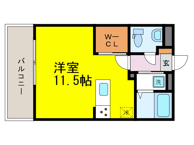 諫早市厚生町のマンションの間取り