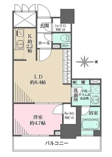 品川タワーフェイスの間取り