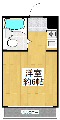 レアレア放出21番館の間取り