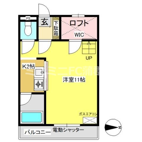 セザンヌ三谷の間取り