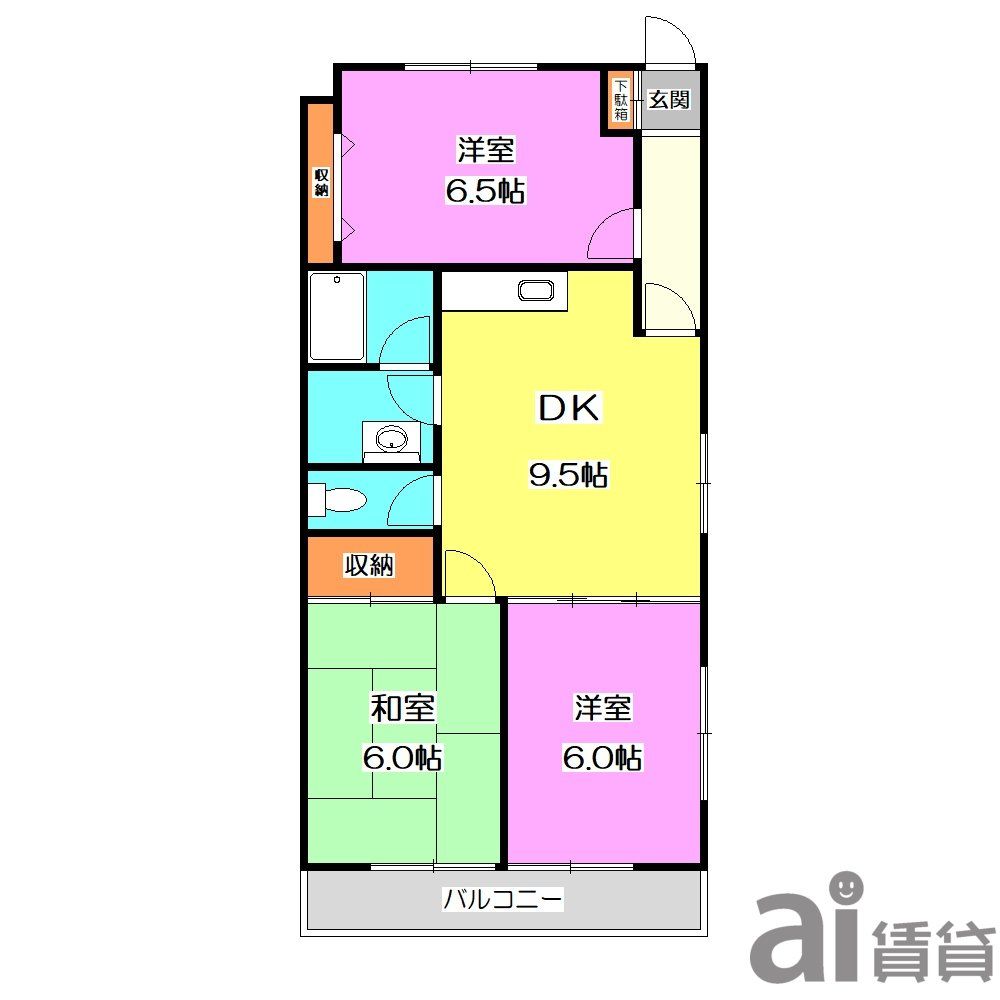 桜ハイムの間取り