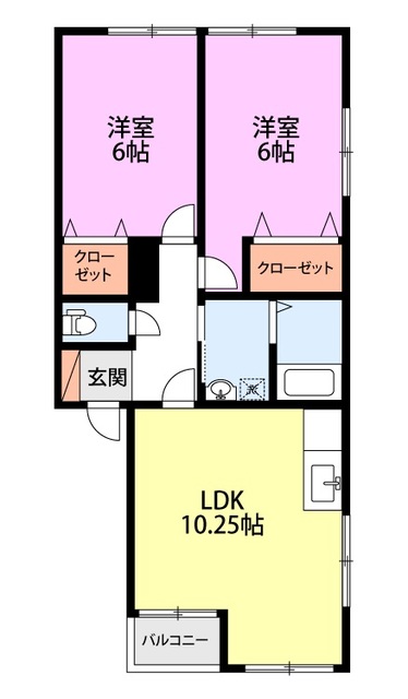 ディアマンテの間取り