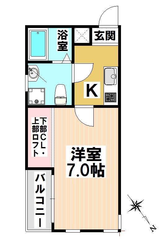 プリミエール妙音通の間取り