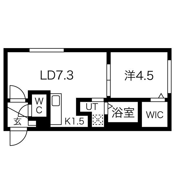 フォルテ新道東の間取り