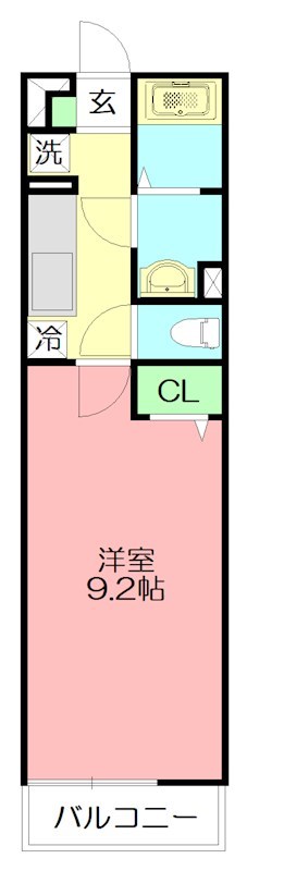 鎌倉市材木座のマンションの間取り