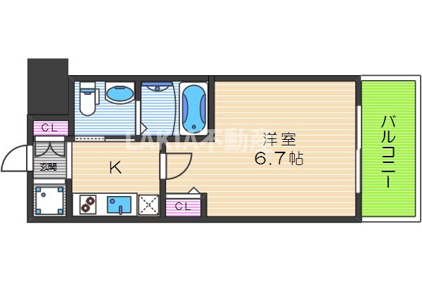 ラクラス阿倍野元町の間取り