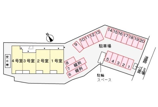 【サニーグレイスの駐車場】