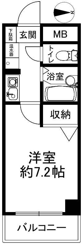 ワコーレ六甲アーベインの間取り