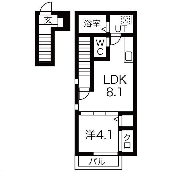 Ｂｅｆｉｎｅ門前町の間取り