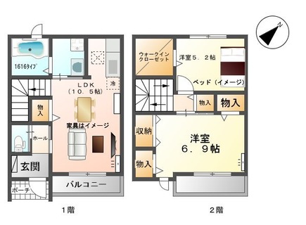 ルミエール桜木の間取り