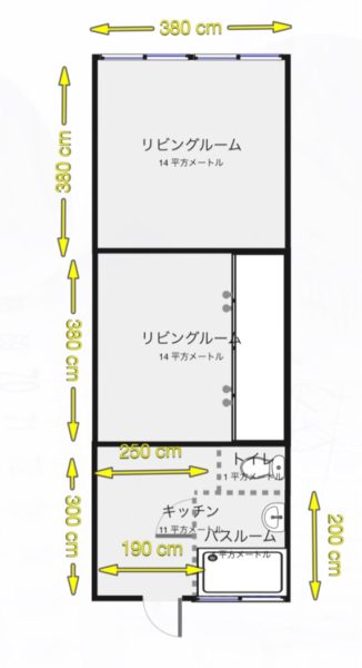 バウハウスプリマの間取り