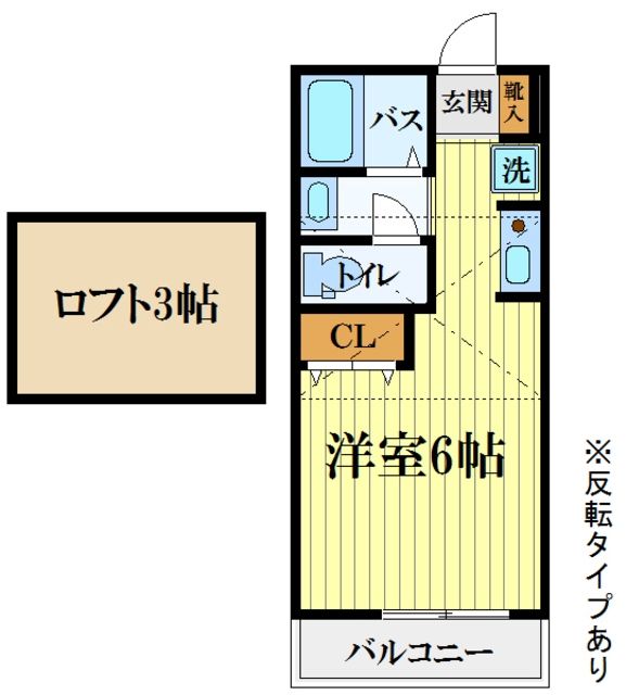 小平市仲町のアパートの間取り