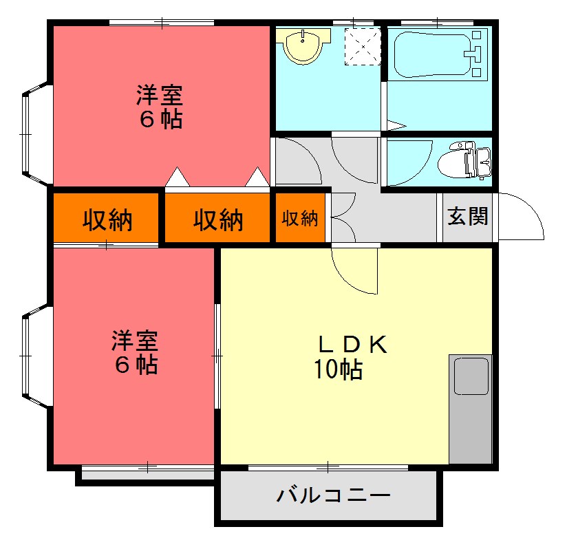 Ｋハイム参番館の間取り