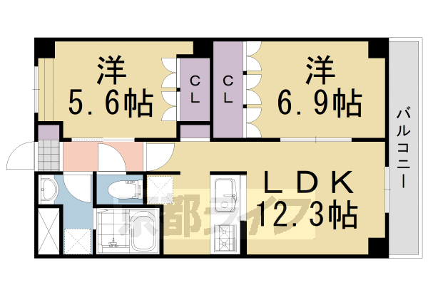 サンライト川向井の間取り