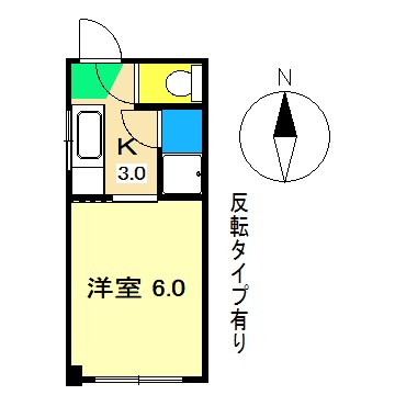 バレーベア若草の間取り