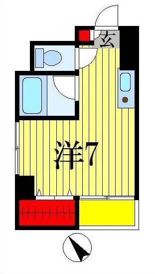 ベルクレール拾伍番館の間取り