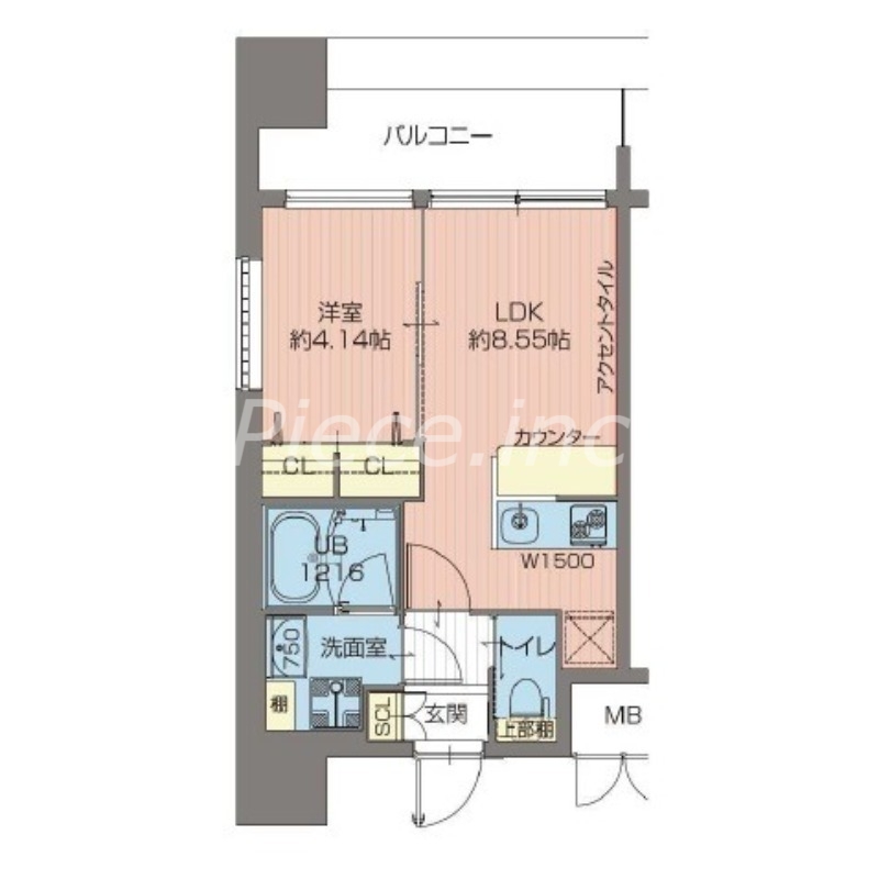 プレジオ城北の間取り