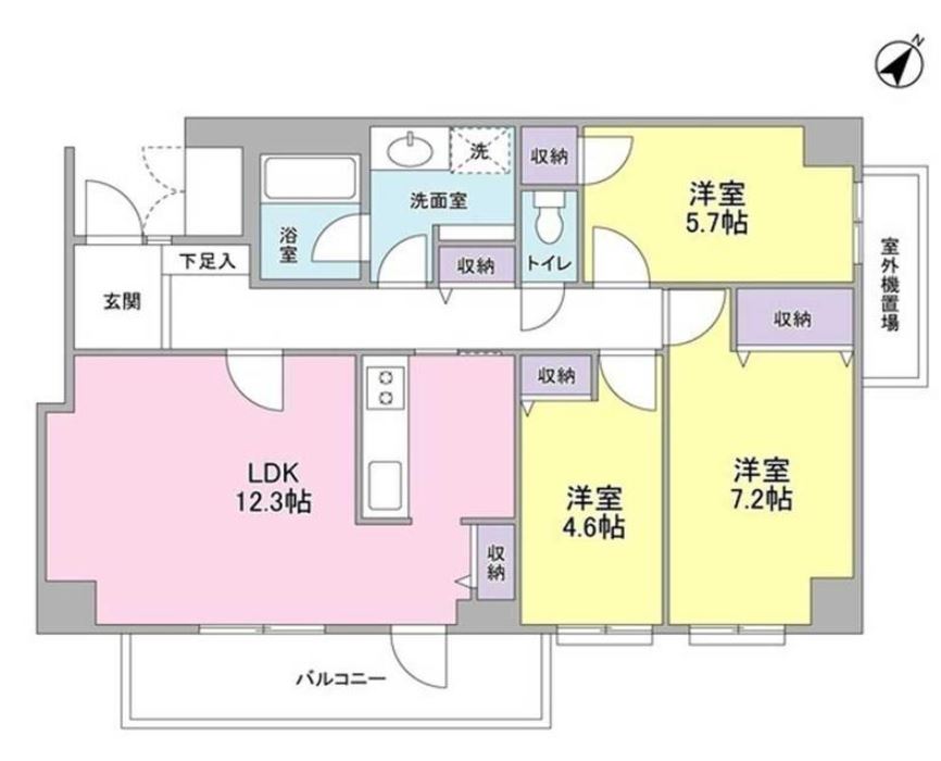 豊田ハウスの間取り