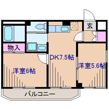 ＦＫコート新横浜の間取り