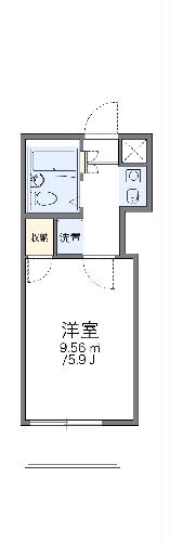 レオパレス長田の間取り