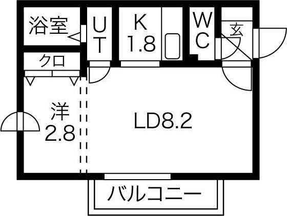 グランメール南郷の間取り