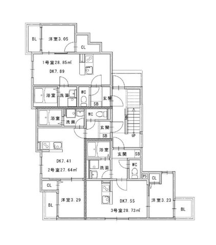 【筒井3丁目ＡＰ（仮）の建物外観】