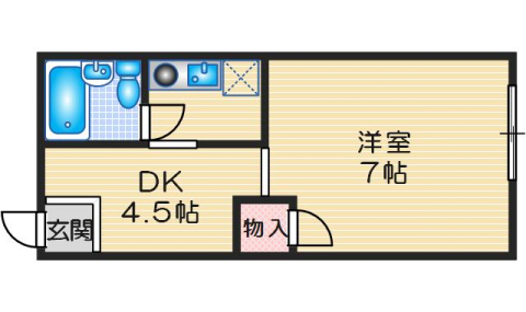 ポップ高槻の間取り