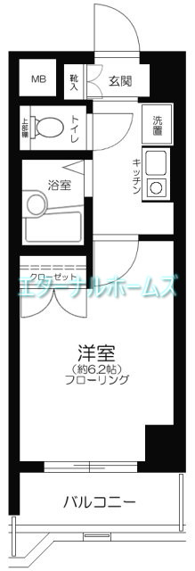 メインステージ早稲田の間取り