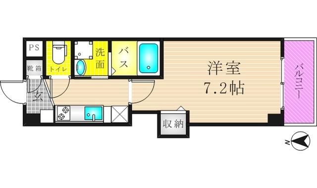 リバーライズ東小橋IIの間取り