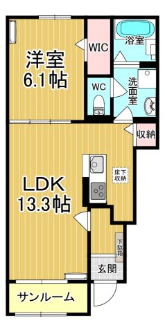 Ｎ １ Ｂの間取り