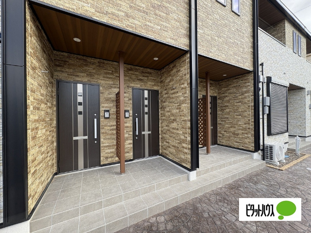 エントランス　建築中