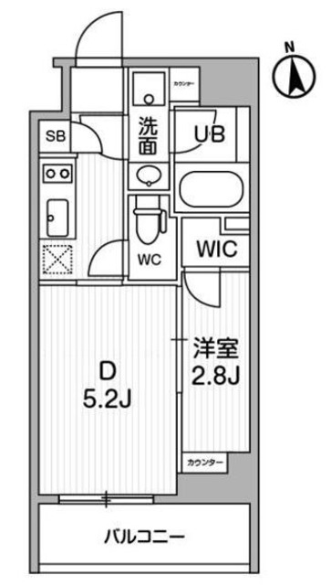 ALTERNA東池袋の間取り