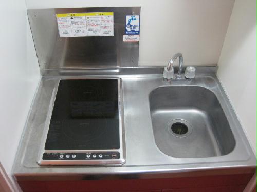 キッチン　電気コンロ２口（ラジエントヒーター）