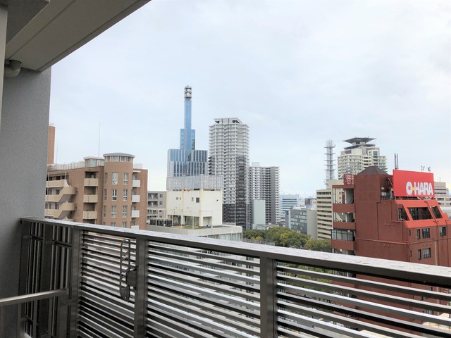 バルコニー　南向き眺望