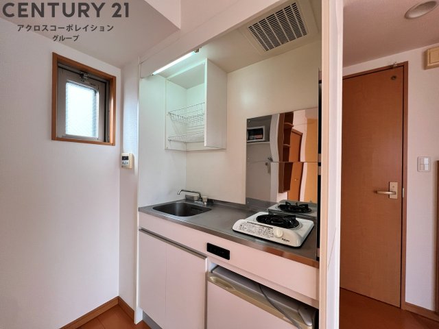 キッチン　冷蔵庫・１口ガスコンロ付き！