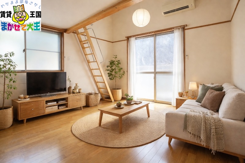 居室・リビング　家具・インテリアはＣＧです