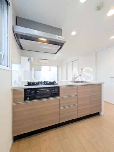 キッチン　カウンターキッチンで憩いの空間が一体に♪