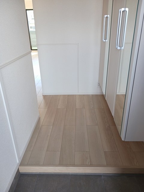 玄関　明るい玄関です