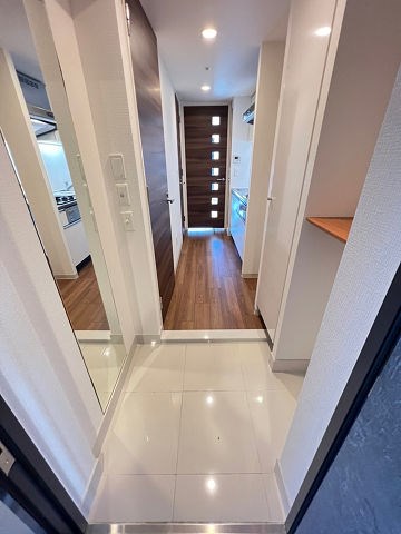 玄関　明るい玄関です