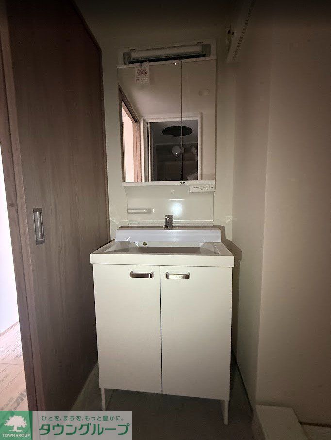 洗面設備　建築中