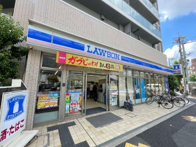 コンビニ　ローソン柿の木坂二丁目店（コンビニ）まで10m