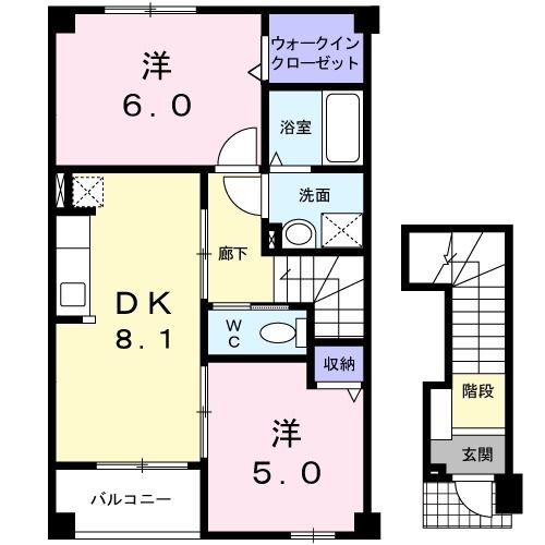 アニバーサリーの間取り写真