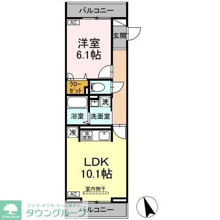 アヴニール コートの間取り写真