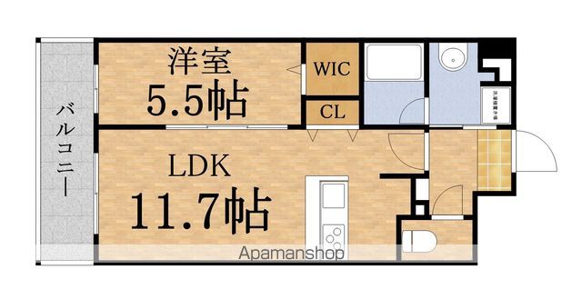 ＪＲ大阪環状線 京橋駅 徒歩7分 10階建 築7年の間取り写真