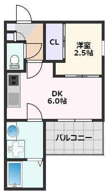 阪急千里線 豊津駅 徒歩7分 3階建 築3年の間取り写真