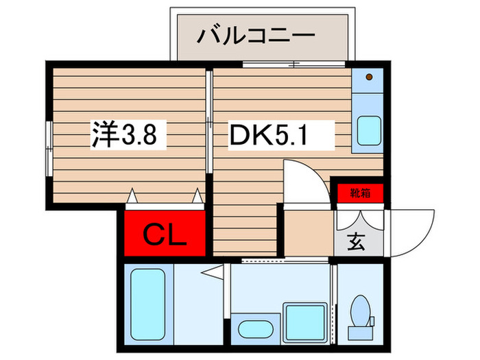 Laluce大和田の間取り写真