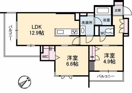 エンソラードの間取り写真