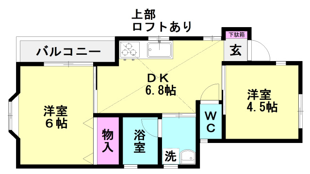 東京メトロ東西線 南行徳駅 徒歩14分 2階建 築19年の間取り写真